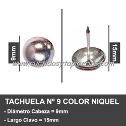 Tachuela Niquelada Nº 9
