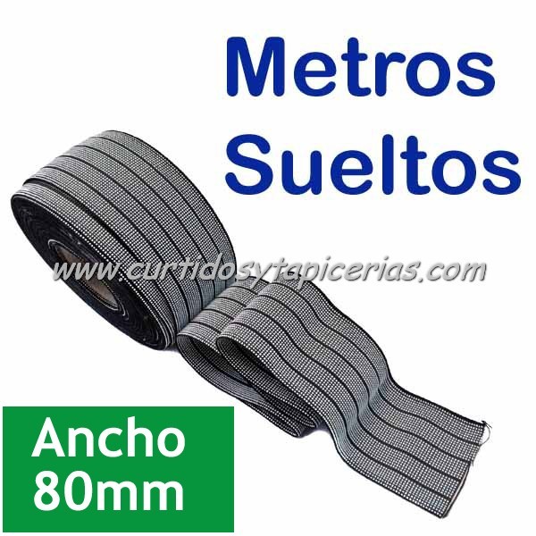 Cincha Elastica 80mm (Metros Sueltos)